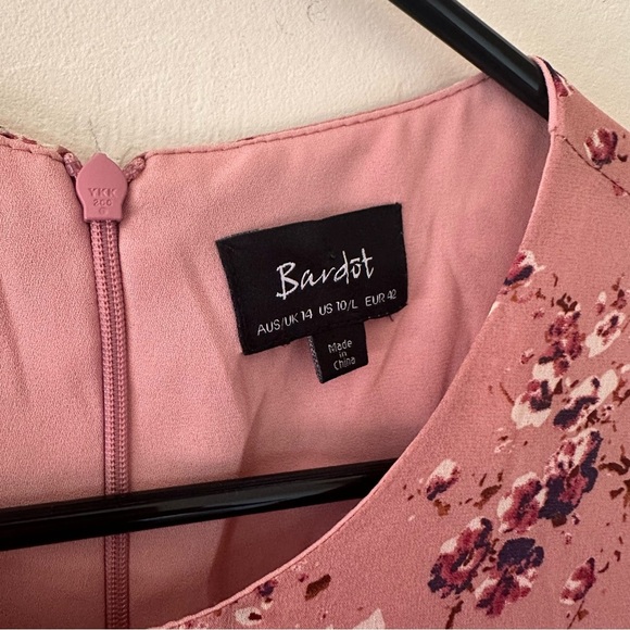 Bardot Ditsy Frill Dress in Rose Ditsy - Picture 6 of 11